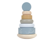 Nasazovací kroužky dřevěné Ocean Blue