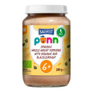 Salvest Ponn BIO Celozrnná kaše s banánem a černým rybízem (200 g)
