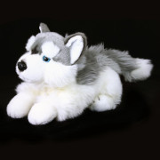 Plyšový pes husky ležící 30 cm Eco-Friendly Rappa