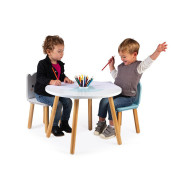 Dřevěný stolek s židlemi pro děti Janod