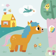 My arts&crafts Mini Sametové omalovánky Farma od 18 měsíců Janod