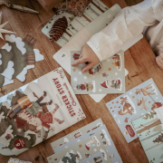 Sada se samolepkami Vánoční přání Little Dutch