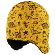 Zimní čepice na uši Dinošci Žlutá RDX