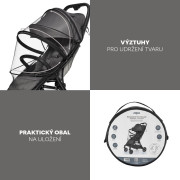 Moskytiéra na kočárek univerzální exclusive Black Zopa