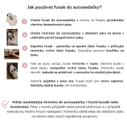 Lehký mušelínový fusak/zavinovačka/deka do autosedačky Sleepee