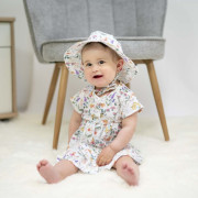 Mušelínové šaty Barunka Meadow bílé Esito