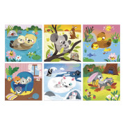 My arts&crafts Mini Sametové omalovánky Chutná zvířátka od 18 měsíců Janod