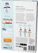 Kreativní sada První navlékání plstěná girlanda Sněhulák Haba 