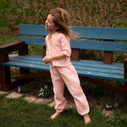 Dětská mušelínová košile Luca Pink Esito