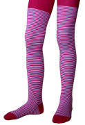Dětské punčocháče Design Socks vel. 3 (2-3 roky) růžové tenké proužky