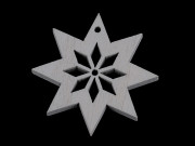 Dřevěné dekorace vánoční k zavěšení/domalování 