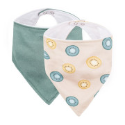 Bryndák bandana Luke 2 ks 3 m+ Beige Petite & Mars