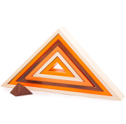 Baby Dřevěné skládací trojúhelníky Bigjigs