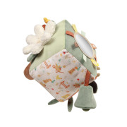 Senzorická textilní kostka Cow Bingo BabyOno