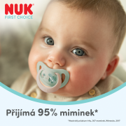 First Choice Night Dudlík 6-18 m 2 ks box Nuk 