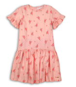 Šaty dívčí bavlněné, Minoti, Peachy 11, růžová