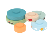 Nasazovací kroužky dřevěné Farmers Funday Tiny Love