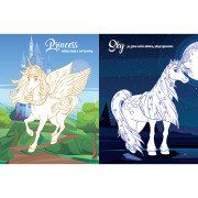 Omalovánky se svítícím tetováním Jednorožci