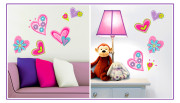 Samolepící dekorace na zeď Srdce Small foot 