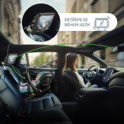 Zrcátko s LED osvětlením Deluxe, Black