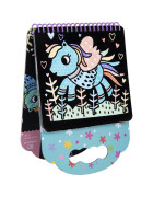 Sametové omalovánky Jednorožci 6 obrázků 8 fixů Tookyland