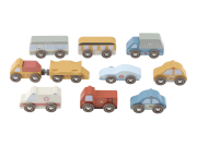 Sada dřevěných autíček Little Dutch