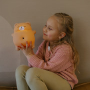 LED silikonová noční lampička - chrápající medvídek Mary's 