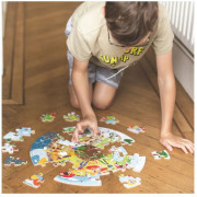 Bigjigs Toys Kulaté podlahové puzzle Čtyří roční období 50 dílků