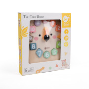 Výukové hodiny medvěd - vkládačka dřevěné 26x29x5 cm 