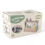 Playful Wood dřevěný zmrzlinový stánek 12 ks
