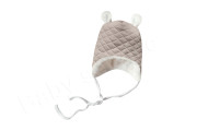 Čepička podšitá wellsoft na zavazování thermo béžová Baby Service