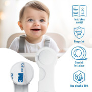 Bezpečnostní zámky na skříňky a zásuvky sada 10 ks Sipo