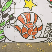 Vybarvovací puzzle Utajená zahrada 100 ks