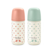 Láhev skleněná Birdies 240 ml fyziologická SX Pro 0+ SF Suavinex