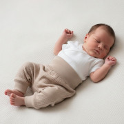 Kojenecké kalhoty - buggy mušelín béžová Baby Service