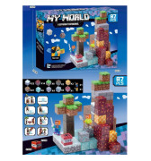 Magnetická stavebnice Minecraft Diamond Lava TNT 87 ks