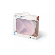 Silikonový talířek s přísavkou a víčkem BabyOno