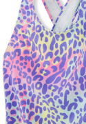 Dívčí plavky jednodílné s leopardním vzorem Minoti Vel. 128/134