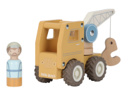 Autojeřáb dřevěný Little Dutch