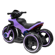 Dětská elektrická motorka Baby Mix Policie fialová
