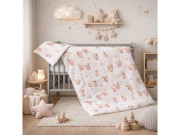 2dílné povlečení do postýlky Králíček 100 x 135 cm růžové Scarlett