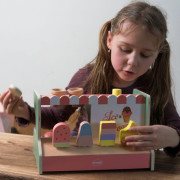 Playful Wood dřevěný zmrzlinový stánek 12 ks