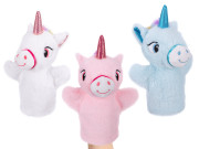 Jednorožec maňásek plyšový 25 cm svítící ve tmě 0 m+