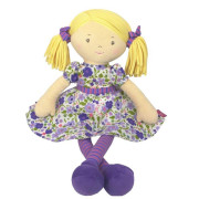 Bonikka Dames látková panenka 41 cm Fran - růžové šaty