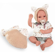 Realistická panenka miminko s měkkým látkovým tělem 42 cm Erika 33014 Antonio Juan 