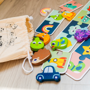 Senzorické pexeso a puzzle Tooky Toy