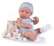 Realistická panenka miminko s celovinylovým tělem 42 cm Lui 50409 Antonio Juan