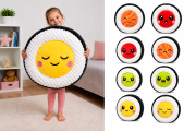 Plush Friends Kawaii Sushi plyšové 60cm 4druhy