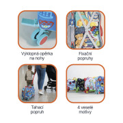 Dětský kufřík na kolečkách Pack & Ride Zopa