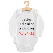 Body s potiskem New Baby a zavolej Mamku!